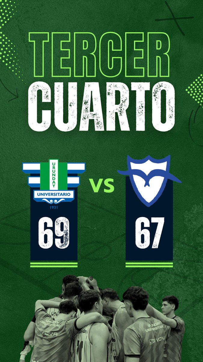 Club Urunday_oficial (@cluburunday) on Twitter photo Final del tercer cuarto
<a href="/ClubUrunday/">Club Urunday_oficial</a> vs <a href="/ClubMalvin/">Club Malvín</a>
Somos deporte!!!
<a href="/LUB_Uy/">Liga Uruguaya de Básquetbol</a> Final del tercer cuarto
<a href="/ClubUrunday/">Club Urunday_oficial</a> vs <a href="/ClubMalvin/">Club Malvín</a>
Somos deporte!!!
<a href="/LUB_Uy/">Liga Uruguaya de Básquetbol</a>