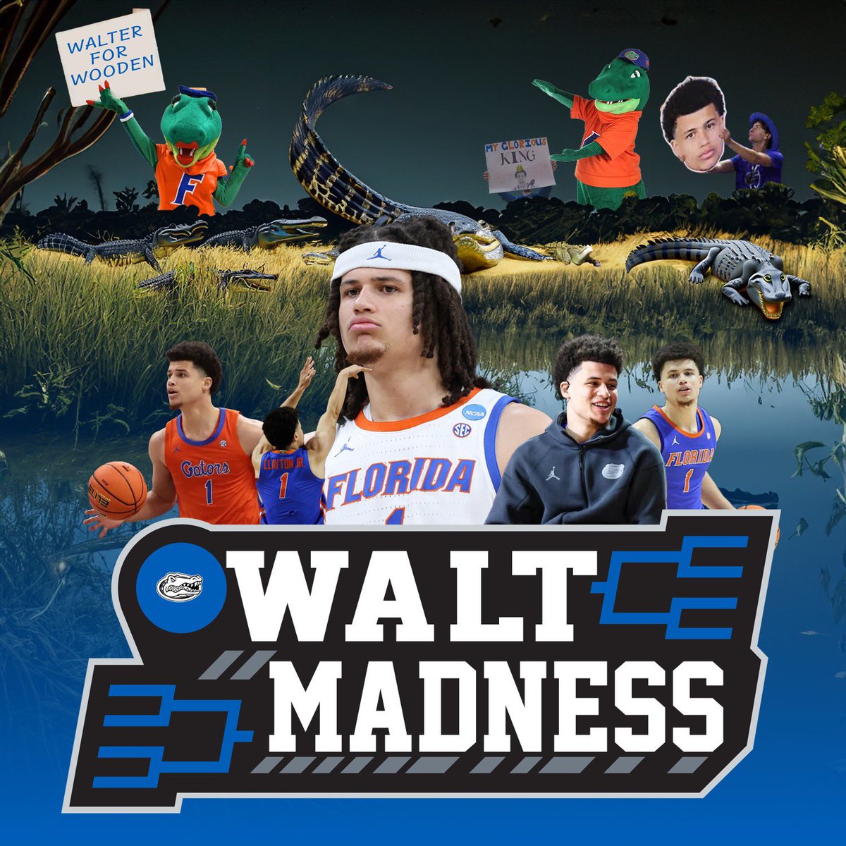MARCH IS HERE! <a href="/GatorsMBK/">Florida Gators Men’s Basketball</a> <a href="/w1clayton/">Walter Clayton Jr . 🦍</a>