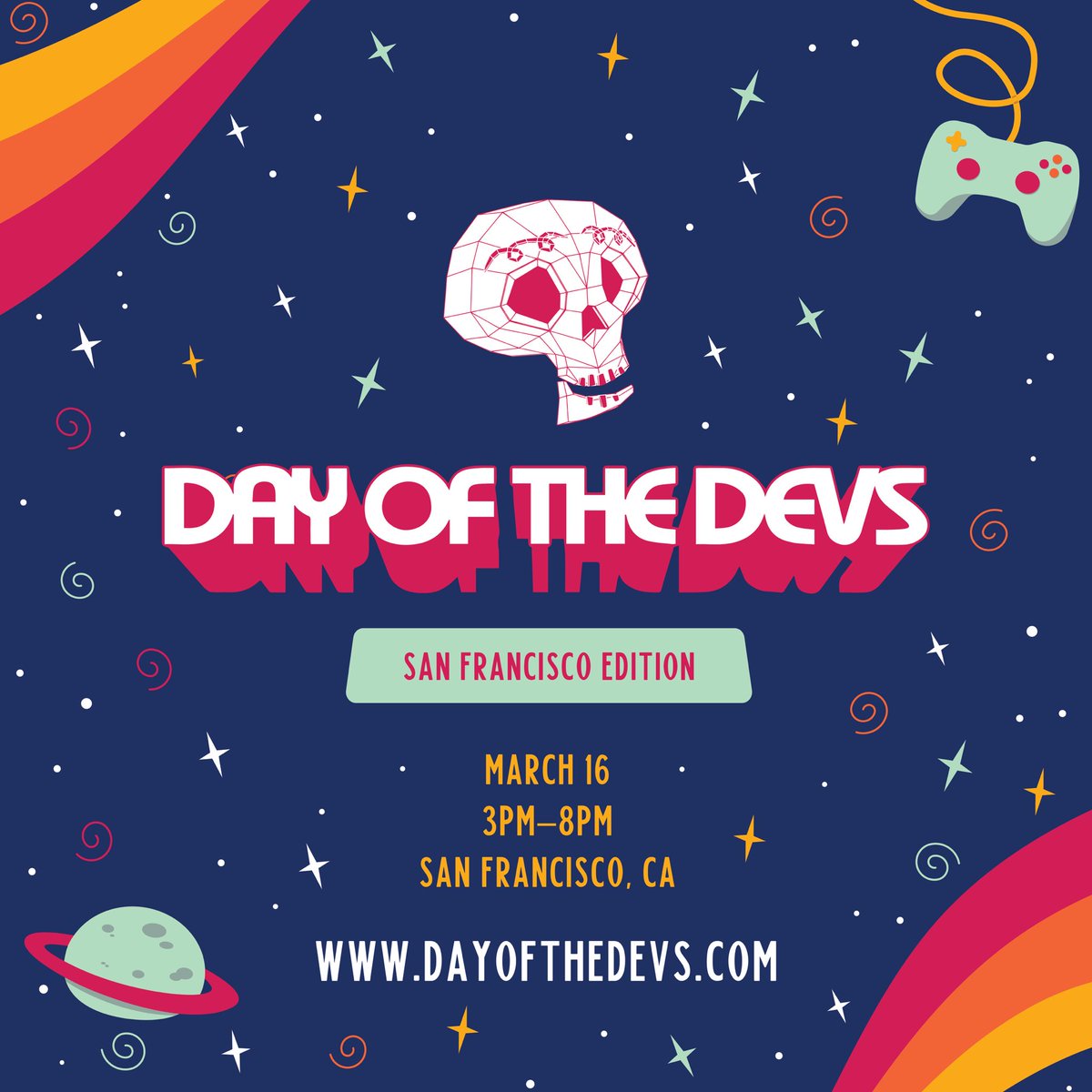 ✨AWESOME NEWS ✨
Super Farming Boy has been invited to participate in the awesome, iconic, one-of-kind, SUPER DOOOER <a href="/dayofthedevs/">Day of the Devs</a> 
San Francisco Edition March 16th alongside some pretty awesome games! We’re humbled and HONORED to be a part of it. See you there!