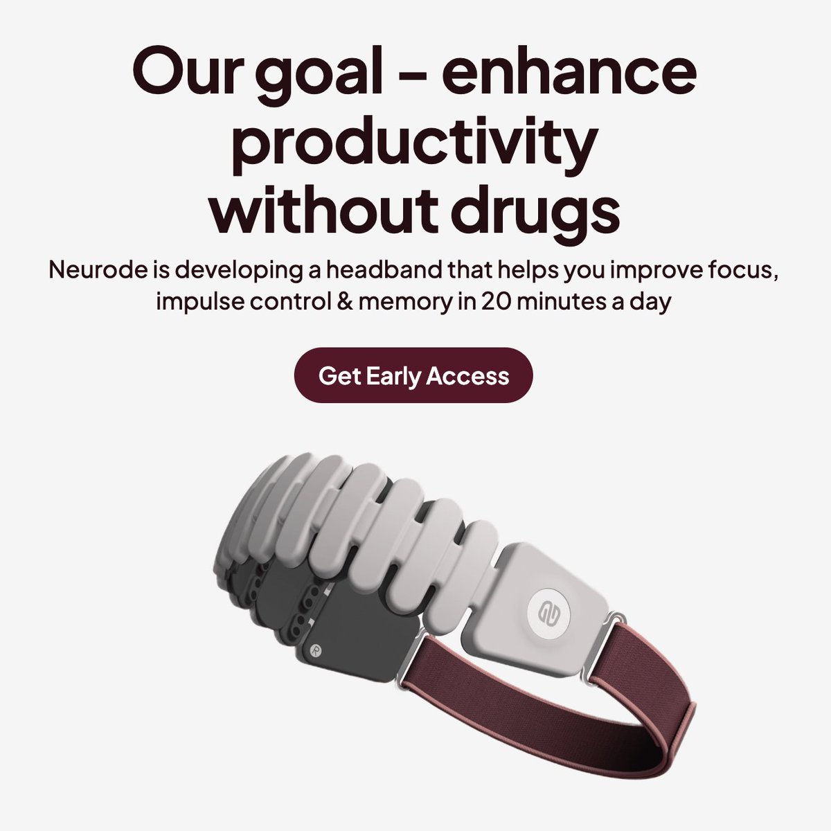 nathaliegou's tweet image. We’ve been trained to think ADHD = meds. Here’s what I use instead.
Lately my DMs have been flooded with questions about the Neurode headband
“When can I get one?”
“Is there any way to skip the waitlist?”
Good news: we quietly opened up direct orders for people who qualify.…