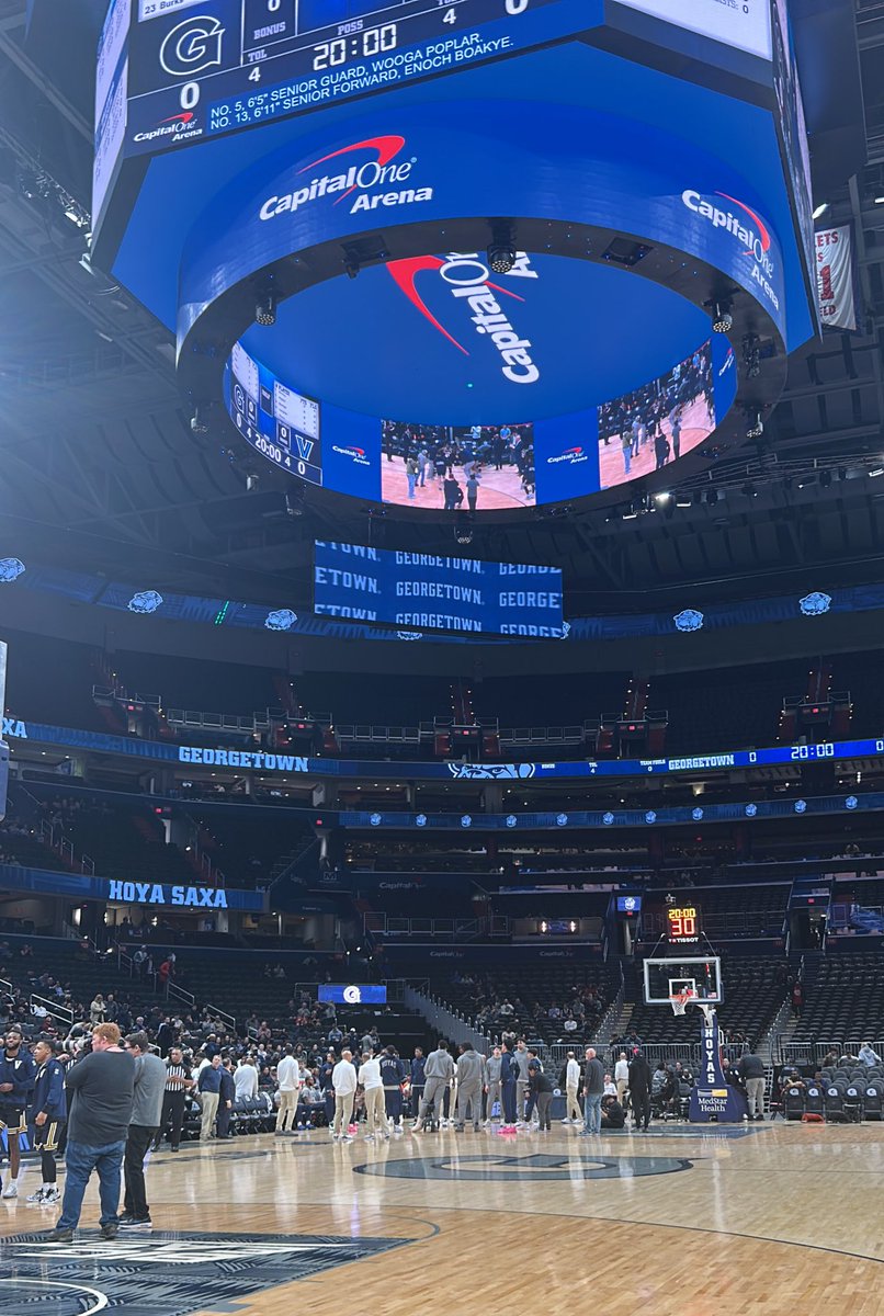Karl Heiser (@kheisercbb) on Twitter photo Back at Capital One Arena as the Georgetown Hoyas (16-13) host the Villanova Wildcats (18-12) in Georgetownโs final home game of the season!
<a href="/JimmerRangePod/">Jimmer Range</a> Back at Capital One Arena as the Georgetown Hoyas (16-13) host the Villanova Wildcats (18-12) in Georgetownโs final home game of the season!
<a href="/JimmerRangePod/">Jimmer Range</a>
