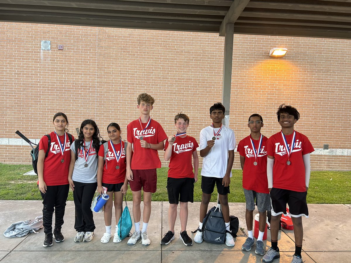 Great day at the JV/FR Tennis Tournament! Lots of medals! Smiles all around!Awesome job you all! 
<a href="/THS_Tigers/">Travis High School</a>