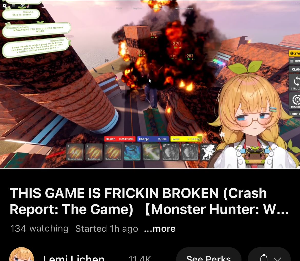 kokooodoko's tweet photo. Game crashed so hard she started playing Robloxโฆ #LemiLIVE https://t.co/z33Ii9W1xU
