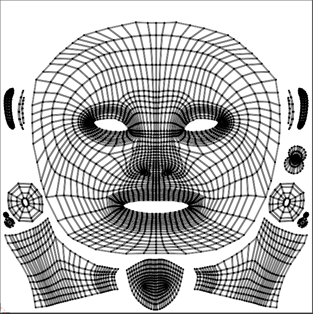 morgue_pup's tweet photo. uv unwrapping hell ( i am winning perhaps ) https://t.co/D38Ub10kLk