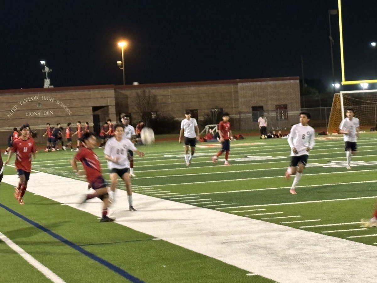 JVA falls 1-3 to Alief Taylor. Chris Podraksy with the goal for the Horns. #WeAreGR