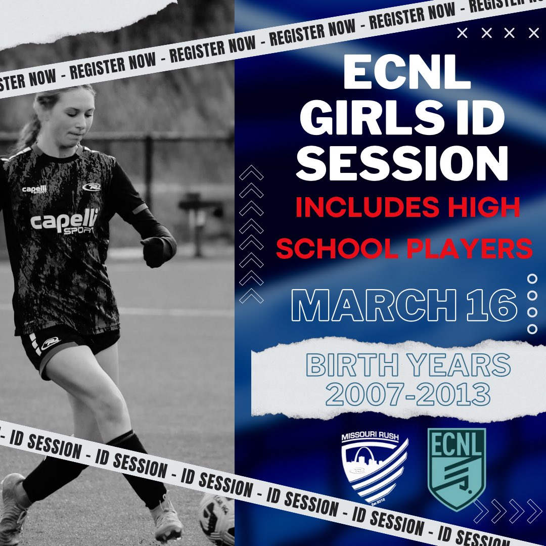 With the recent news out of MSHSAA today allowing spring high school females the ability to participate in non school events until March 19th we are hosting an ID session on Sunday March 16th! 
morushsoccer.com
