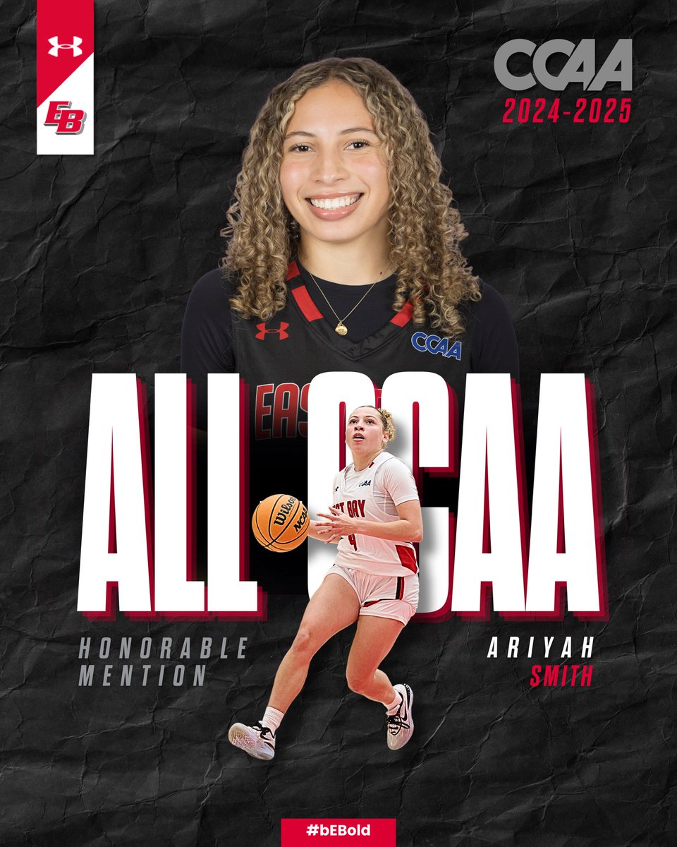 Ariyah Smith has received All-CCAA Honorable Mention award honors for her outstanding play this season.

<a href="/EastBayWBB/">Cal State East Bay Women’s Basketball</a> | <a href="/goccaa/">CCAA</a> 

#bEBold | #ncaadii