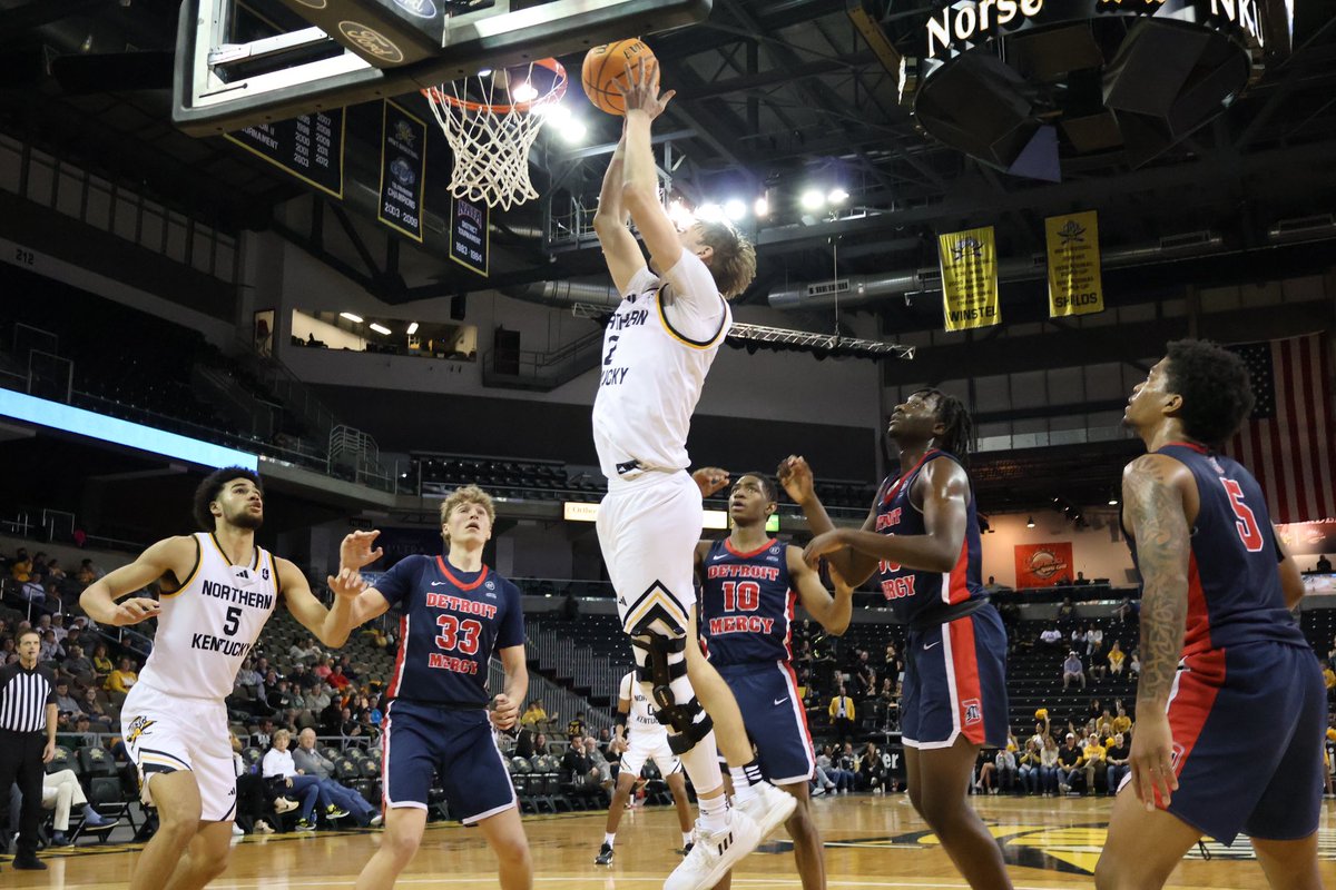 Detroit Mercy is inching back, 56-51 at the first media timeout of the second half. Sam Vinson has put up seven points for NKU.