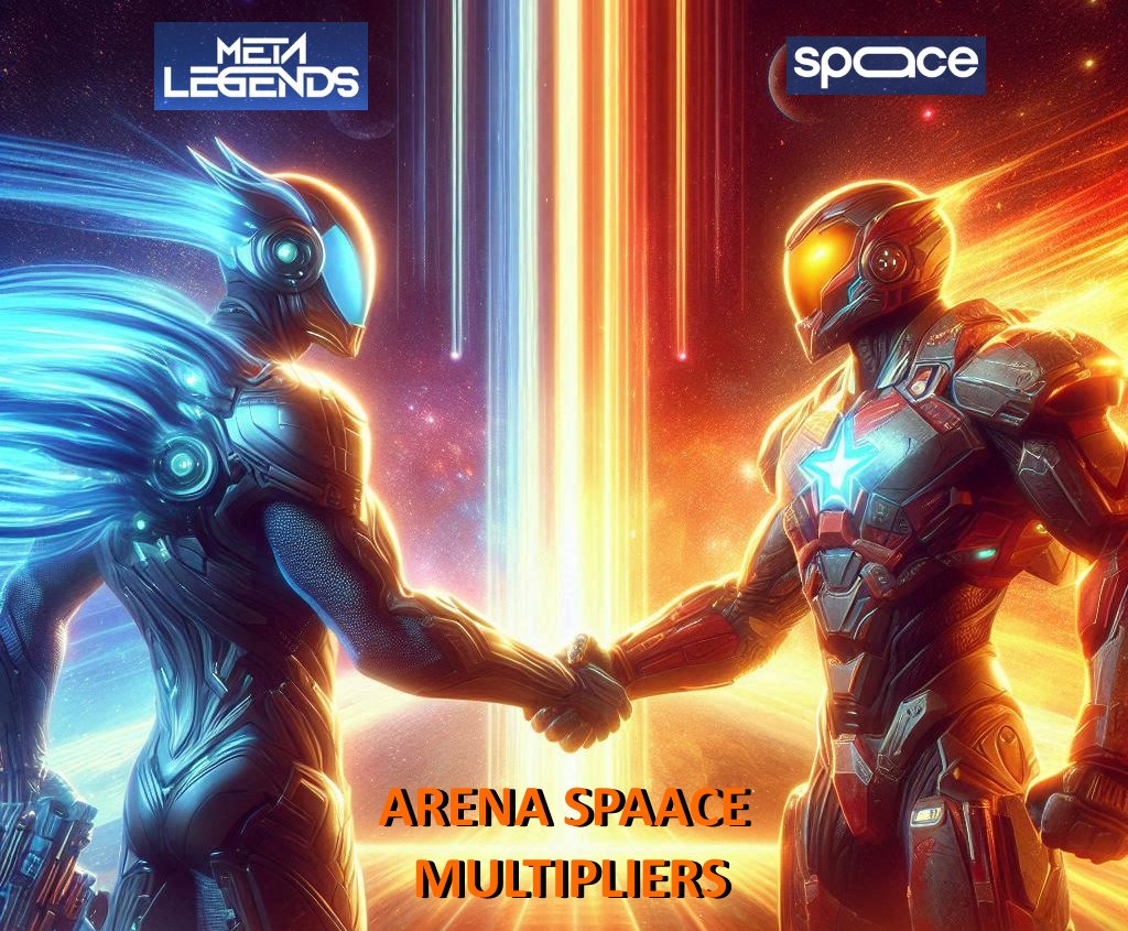 marcopizarror's tweet photo. The ultimate power combo: Meta-Legends + SPAACE = Insane Multipliers! 💪🔥
💫 Get multiplier in Arena Spaace if you hold NFTs from collections of @metalegendsnft , partnership of $SPAACE . More multiplier, more rewards!
@spaace_io #ArenaSPAACE #NFTs #SpaaceMarketplace