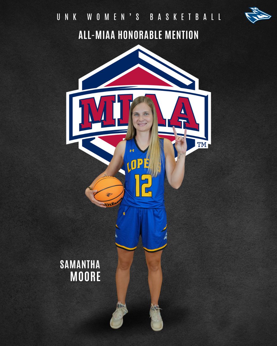 Congrats to <a href="/UNKWBB/">UNK Women's Hoops</a> for their All-Conference Awards! 🤘

#GoLopers #LopesUp | <a href="/TheMIAA/">The MIAA</a>