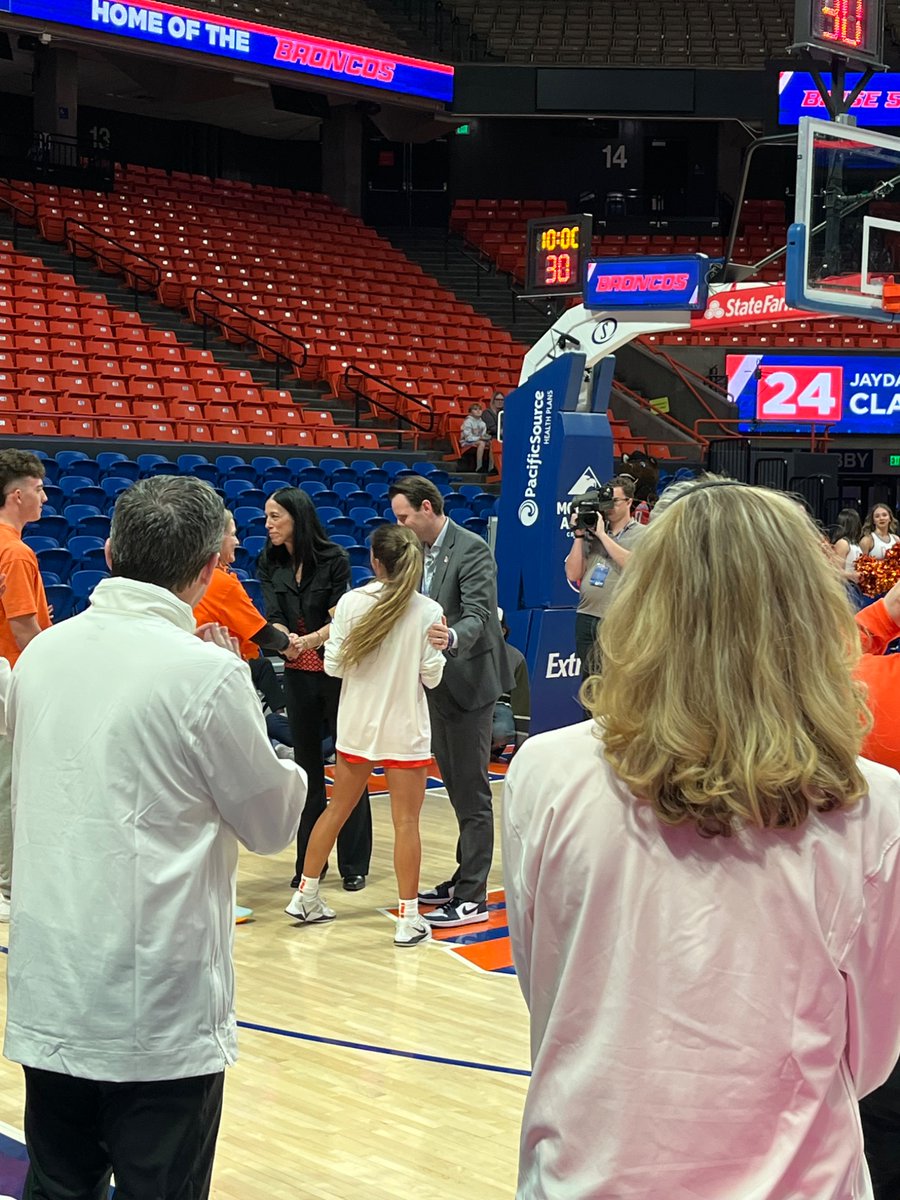 Garrett Jones (@gjonesonair) on Twitter photo Senior day for <a href="/BroncoSportsWBB/">Boise State Women’s Basketball</a>, awesome group of 8 playing their final game at ExtraMile arena vs. Utah State.
Tune in now on KBOI, Varsity network app or Broncos app! Senior day for <a href="/BroncoSportsWBB/">Boise State Women’s Basketball</a>, awesome group of 8 playing their final game at ExtraMile arena vs. Utah State.
Tune in now on KBOI, Varsity network app or Broncos app!
