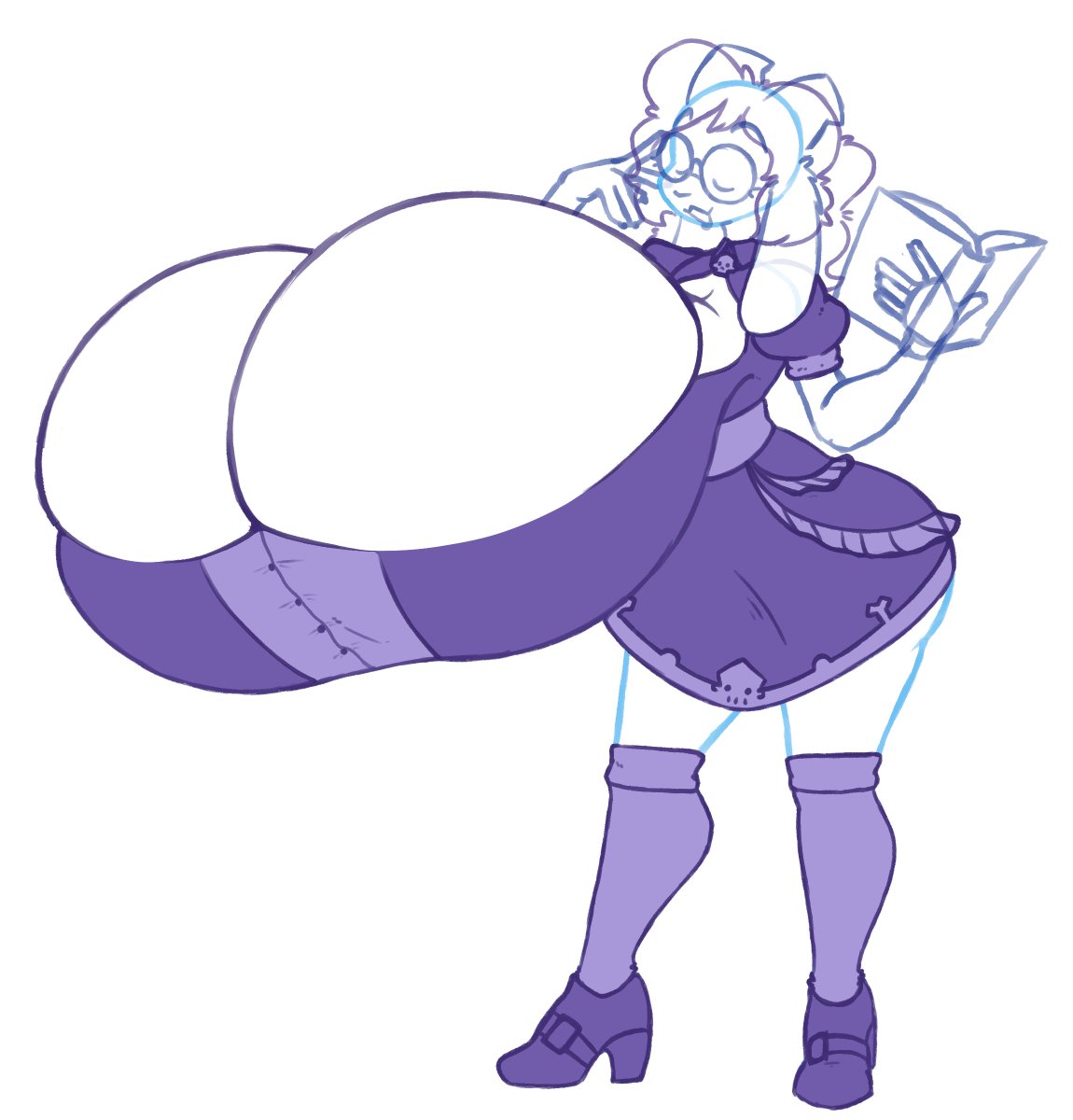 GabeGote's tweet photo. @HungyCharlotte May I pretty please also get a vore? just a tad... a medium sized vore of my goat sona perchance? A gut as tall as her that turns into softer hips and breasts and belly? https://t.co/vMbZIuGtwv