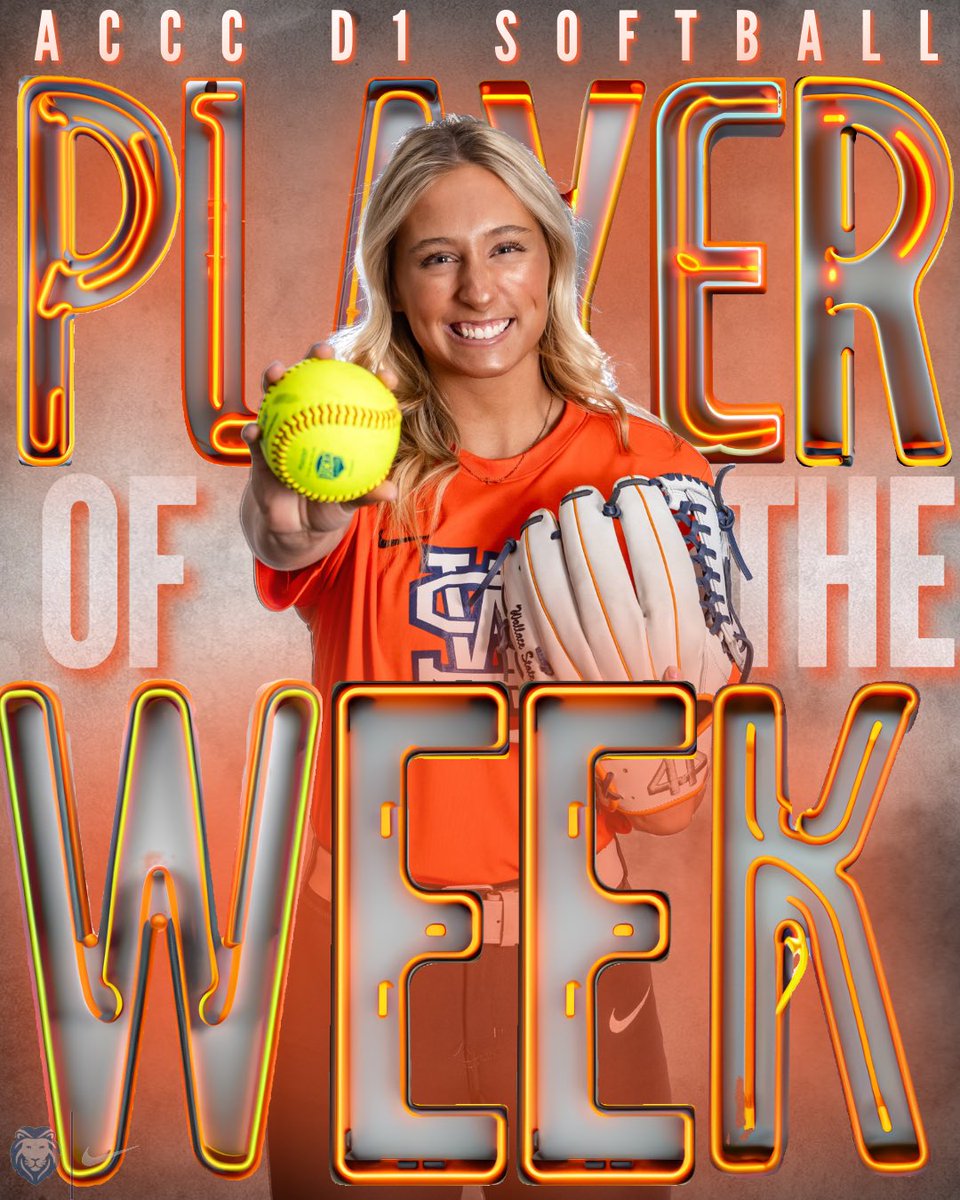 BP =👸👸👸

Our girl <a href="/brandyphillipss/">Brandy Phillips</a> is your ACCC D1 Softball Player of the Week 😎😎 

Brandy’s record for the week was 2-0 with 11 strikeouts, 2 walks, and the batting average against her being .188 in 13 innings of work 🔥🔥🔥 #yealions <a href="/WSCCAthletics/">Wallace State Athletics</a>