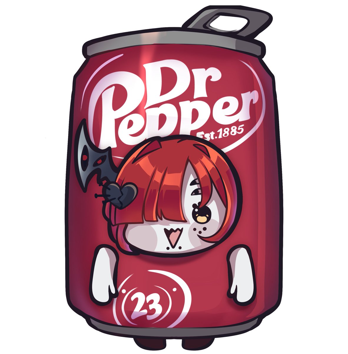Cuthluwu's tweet image. What’s your favorite flavor of Dr.pepper? #vtuberen #drpepper #lovecraft