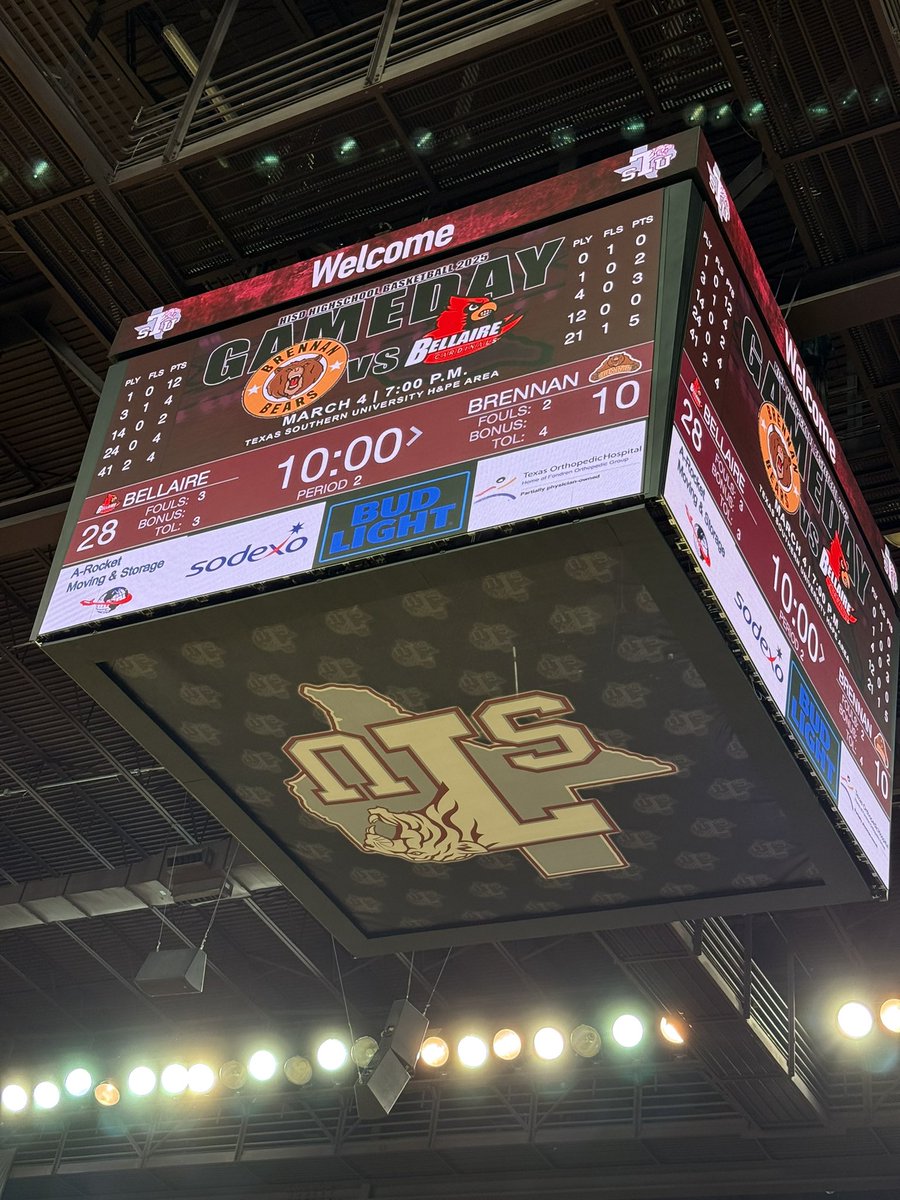 Bellaire 28
Brennan 10

Halftime