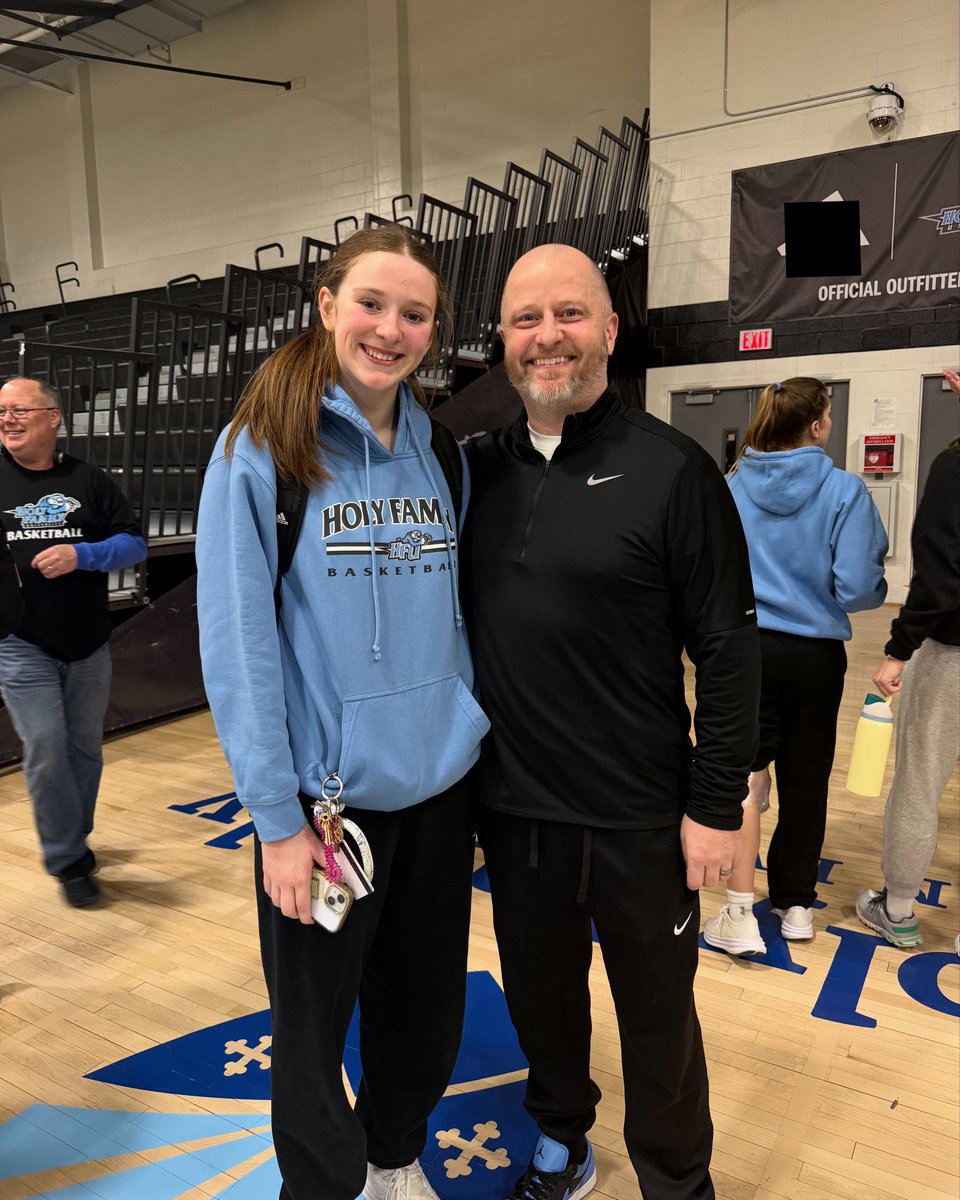 Grateful to have the opportunity to see Kara Meredith help Holy Family advance in the CACC playoffs tonight! #WoodProud