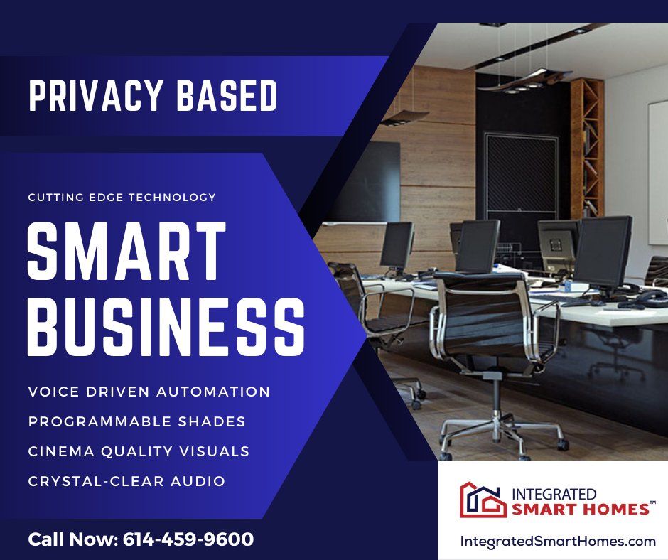CustomSmartTech's tweet image. Revolutionize your workspace w/ cutting-edge equipment that elevates your business! Deliver stunning audio/visual performance in your office w/ the command of your voice! Transform the way you work today! IntegratedSmartHomes.com/smart-business… 

#SmartOfficeSolutions #VoiceCommandTechnology