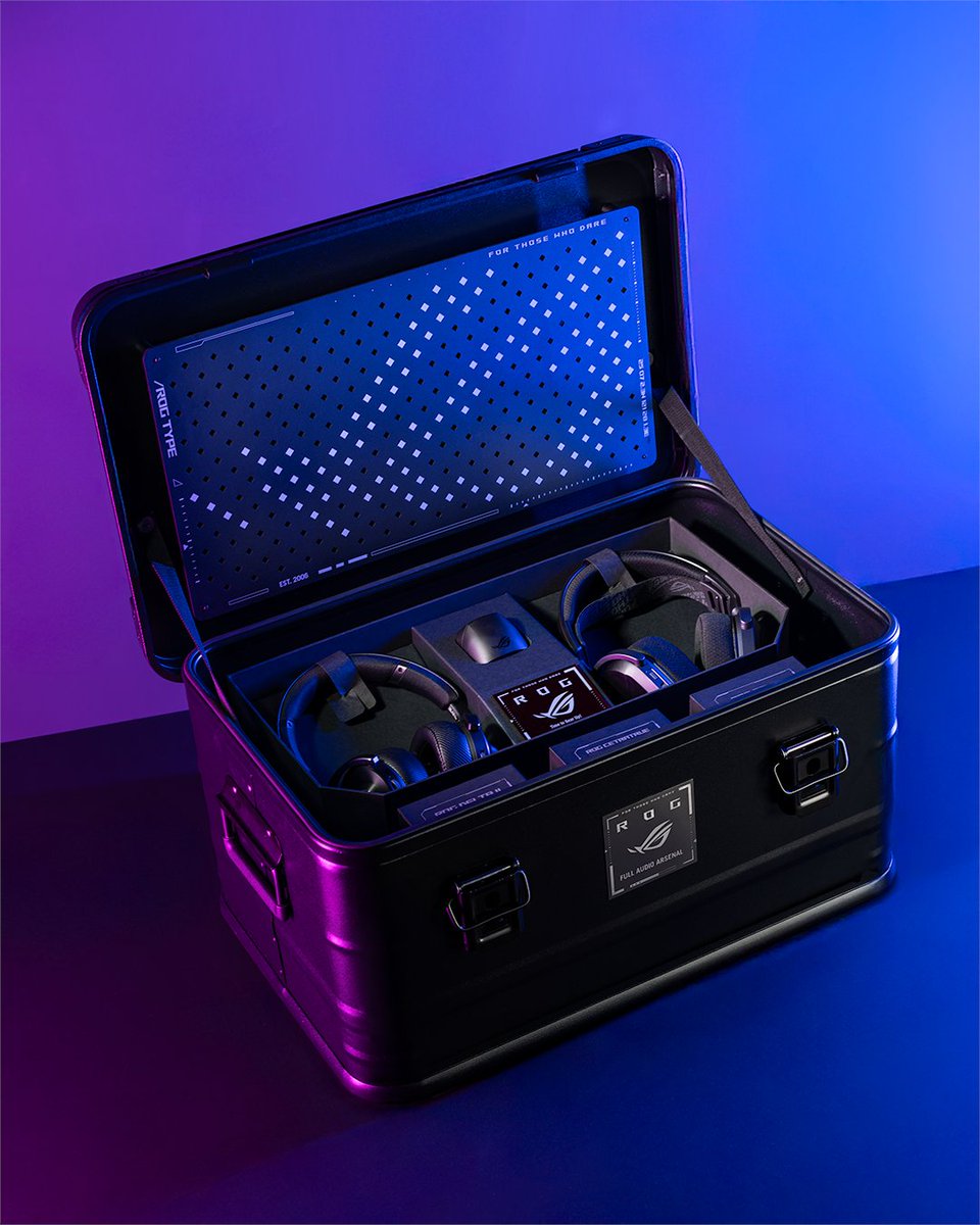 asusrogph's tweet photo. Ayo gamers, the ultimate audio arsenal is up for grabs! 🎧✨
Wanna see what's inside? 👀 🔥
Join #TheFullAudioArsenal campaign👉🏽 https://t.co/ud0BTGg8eq
*Terms & Conditions apply. https://t.co/sREtmddltX