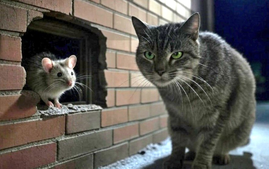 ‼️Kedi fareye demiş ki, "Gel geçmişi unutalım, şu delikten çık, karşıdaki deliğe gir, oradaki kocaman peyniri görüyor musun? İşte o senin!"

Fare karşıki deliğe bakmış, peynire bakmış sonra kediye bakmış ve düşünmüş.

💭"Mesafe çok kısa, ödülse çok büyük. Bana nedense bu işte bir