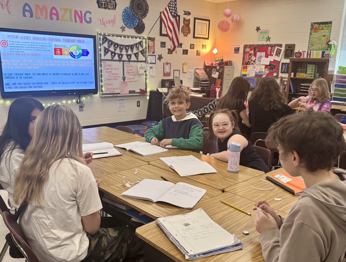 We love <a href="/MysterySci/">Mystery Science</a> “What would happen if there was no electricity?” The real-world relevance is such a win as we used our STEM Problem-Solving Process to create flashlights!  🔦#engaged #STEM <a href="/CherokeeSchools/">Cherokee Co. Schools</a> <a href="/BGESTEM/">Ball Ground STEM Academy</a>