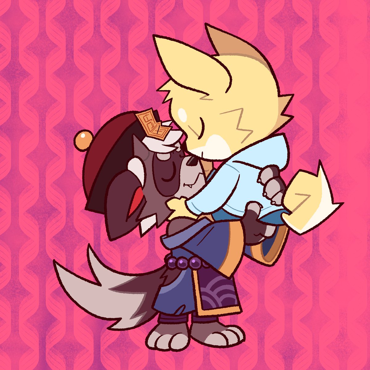 DevilDeemo's tweet image. Miamor you’re so easy to pick up…
Miss you love you @TiggyShiba
Thank you Rikki for this adorable piece uwu
🎨🖌️: @htoast_art