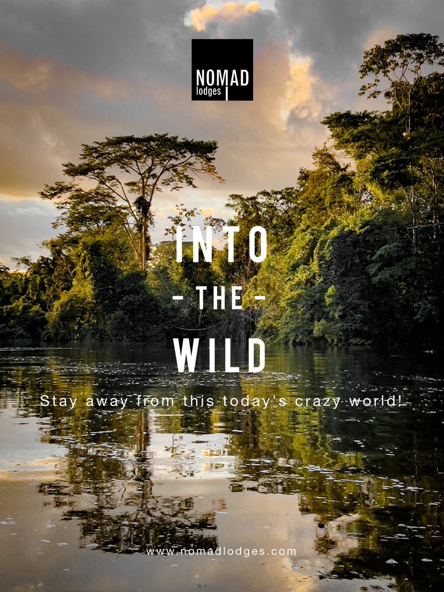 Stay away from this crazy today's world! Come to the Amazon 😉🦋🦋🦋