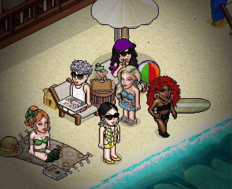 Just about the latest <a href="/hermeshbt/">HERMÈS</a>  summer collection. ☀️

#habblet
#Pixel 
#habboedit
