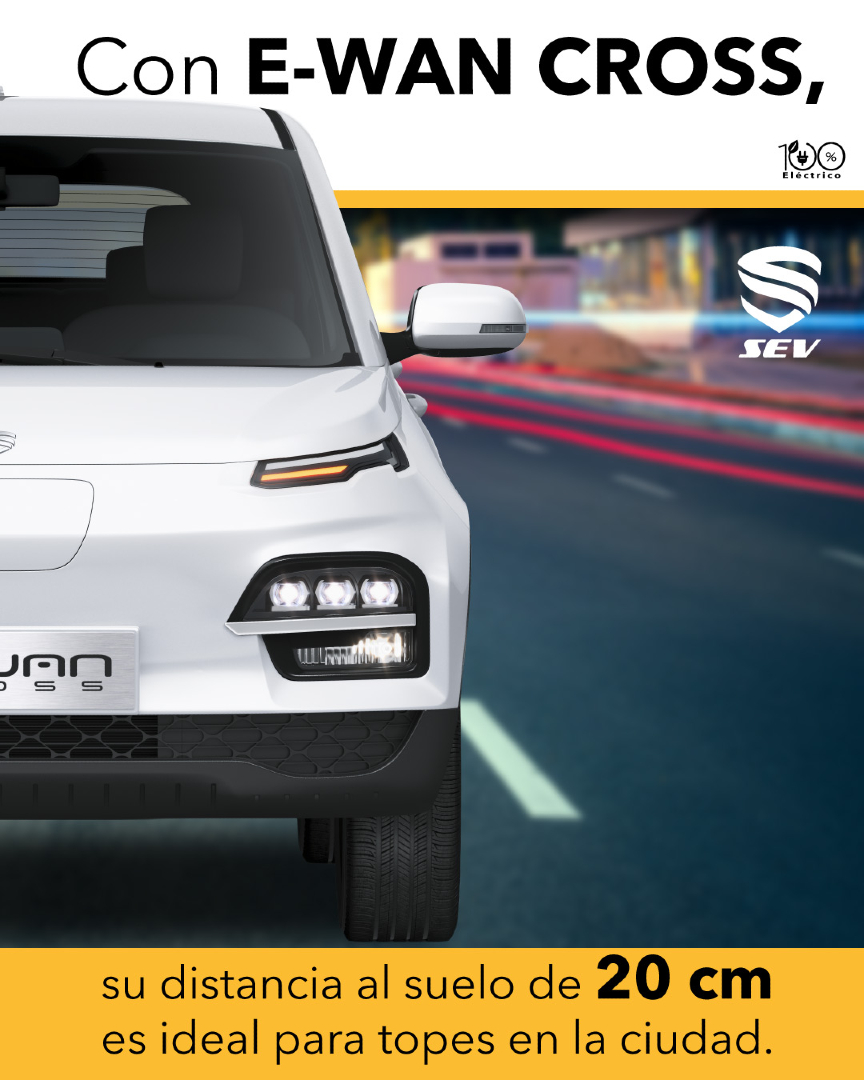 Previene golpes y desgastes económicos. Estrena un E-Wan Cross 2025 y recorre la ciudad sin preocupaciones.

#EV #AutosEléctricosParaTodoMéxico #ewancross #electricsolutions #mobility