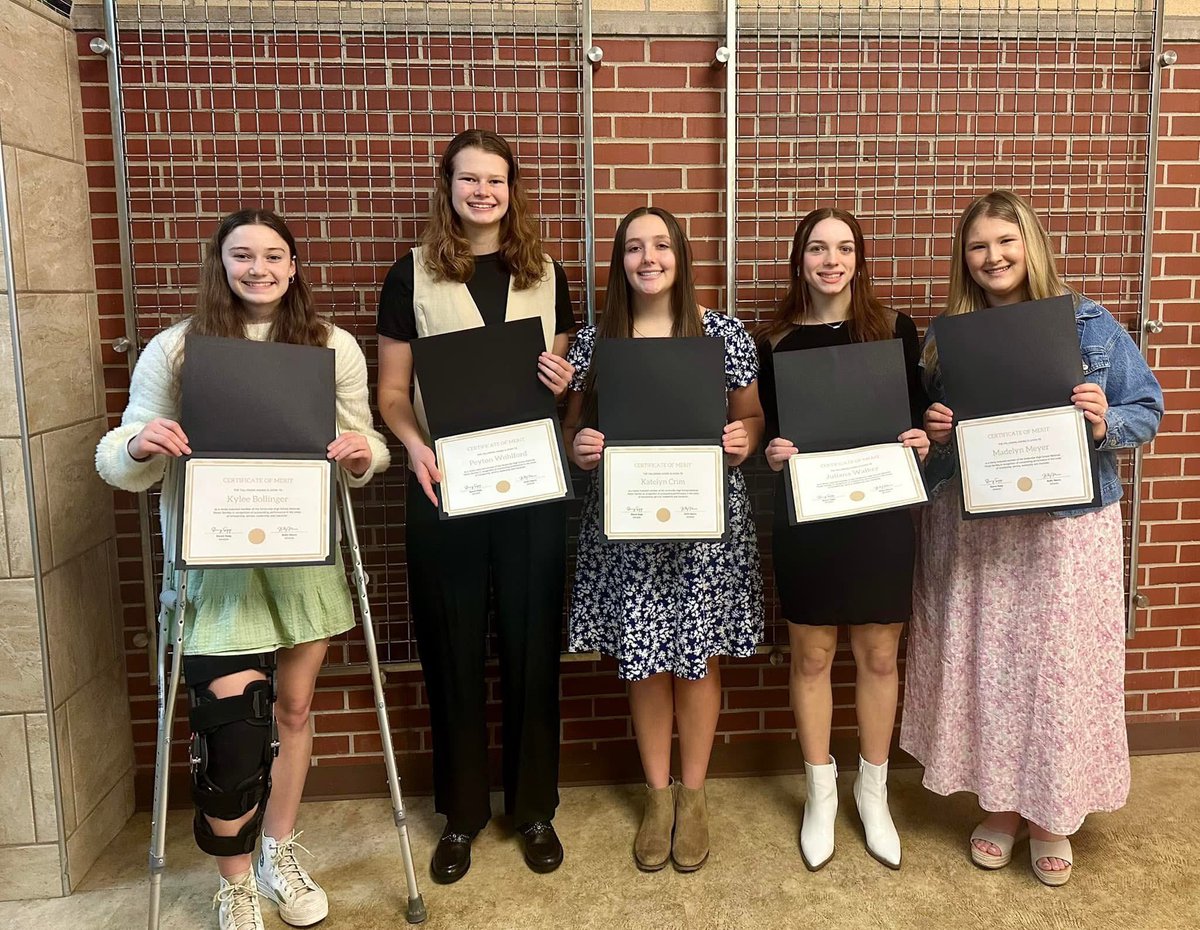 Congrats to our Ladies who were inducted into the National Honor Society this evening!  We are proud of you!