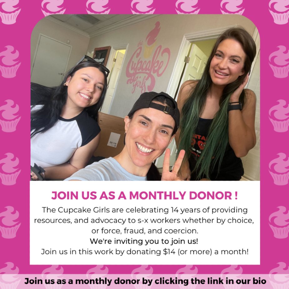 We’re looking for 1,400 people to join us by giving $14/month, ensuring our advocacy and support remain strong and uninterrupted. 

Celebrate 14 years of advocacy with us today. 

Donate via this link: thecupcakegirls.org/?campaign=5506…