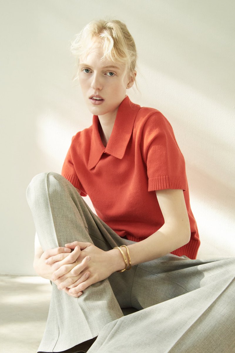 New Arrival - 2WAYハーフスリーブポロニット ¥8,470- (tax in