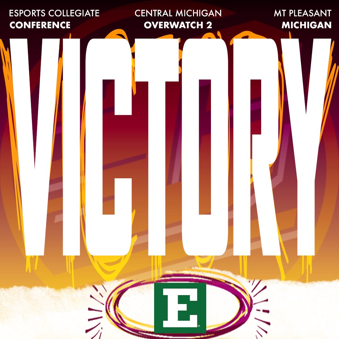 cmichesports's tweet photo. Wonderful performance from our Cmich Overwatch team with a 3-1 win against Eastern Michigan University! 🔥

#overwatch2 #cmich #fireup #esports https://t.co/rOvevnBaID