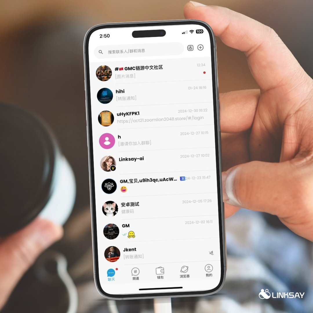 LinksayByKChain's tweet photo. Redefine your connections with Linksayโwhere privacy, freedom, and innovation unite. โจ๐๐
#PrivacyFirst #LinkSay #Decentralized #SecureCommunication #Crypto #Blockchain #Secure #Kchain #Future #Socialfi https://t.co/g2GNnyy36U