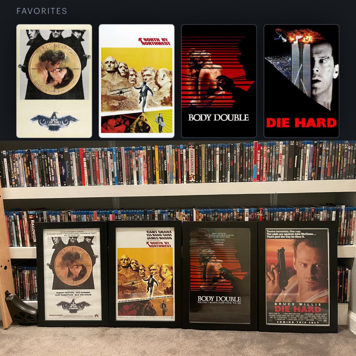 Has anyone else framed their <a href="/letterboxd/">Letterboxd</a> top four? 🎬