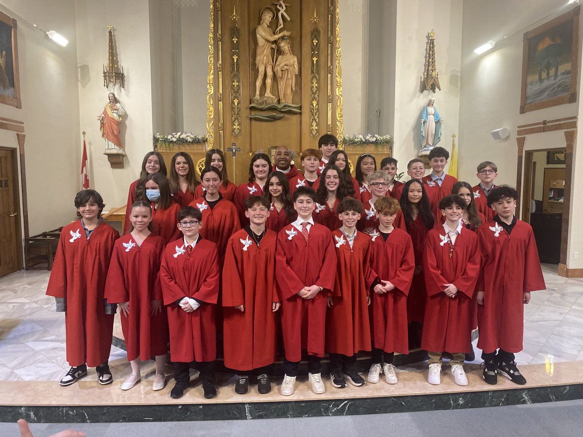 Congratulations to our Confirmandi! May God continue to bless you on your Faith journey.