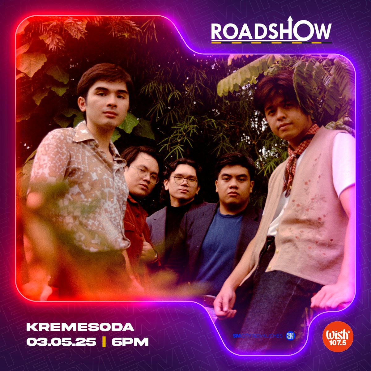 OPM acts <a href="/GracenotePH/">Gracenote</a>, <a href="/kremesodamusic/">Kremesoda</a>, Kane Gabriel, and Kaloy Tingcungco will perform aboard the Wish 107.5 Bus on today's Roadshow!

Watch their live performances later at <a href="/smnovaliches/">SM City Novaliches</a>!