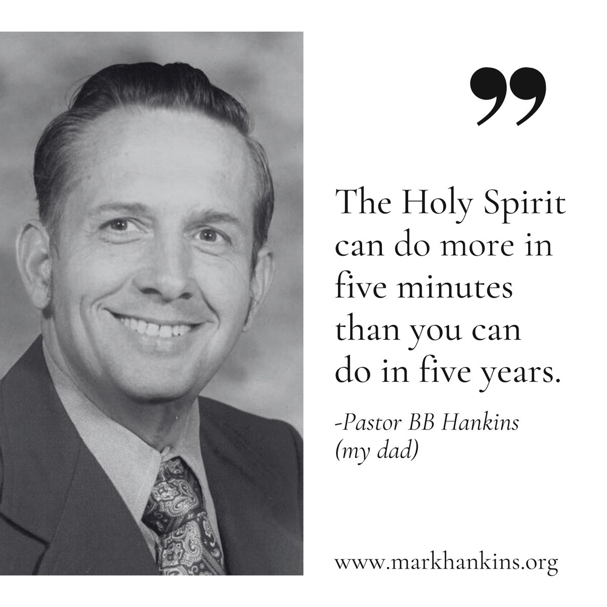 "The Holy spirit can do more in five minutes than you can do in five years." #SLC25
