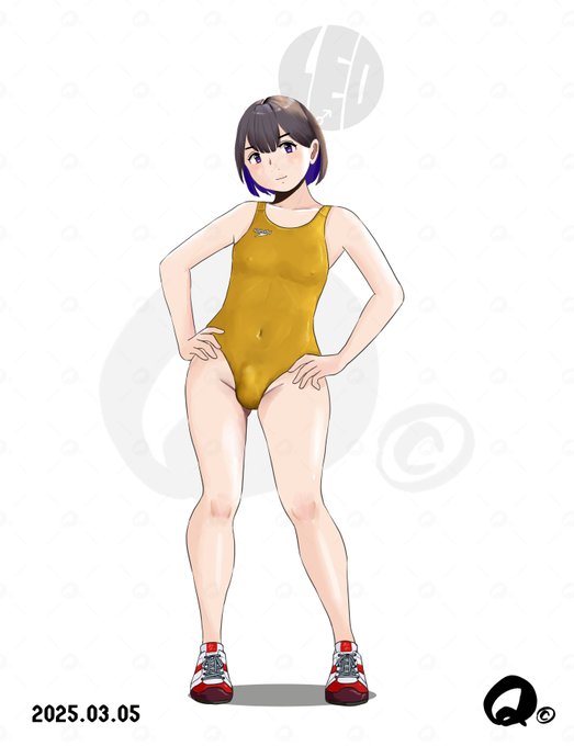 競泳水着がとってもお似合いのレオ君です😅😅 