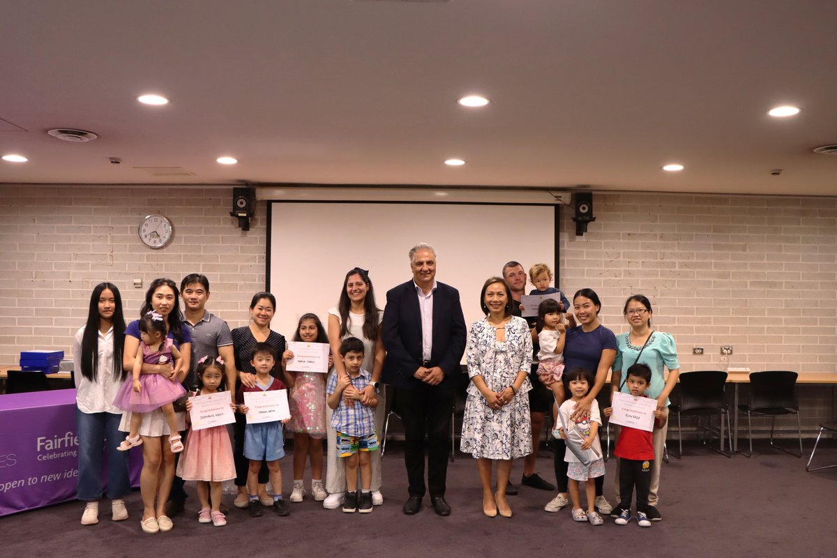 FCOpenLibraries's tweet image. Mayor of Fairfield Frank Carbone awarded the winners of the Mayor’s Summer Holiday Program 2024-2025 yesterday afternoon at Whitlam Library Cabramatta. The program is comprised of three age groups and we had 346 children complete the program!