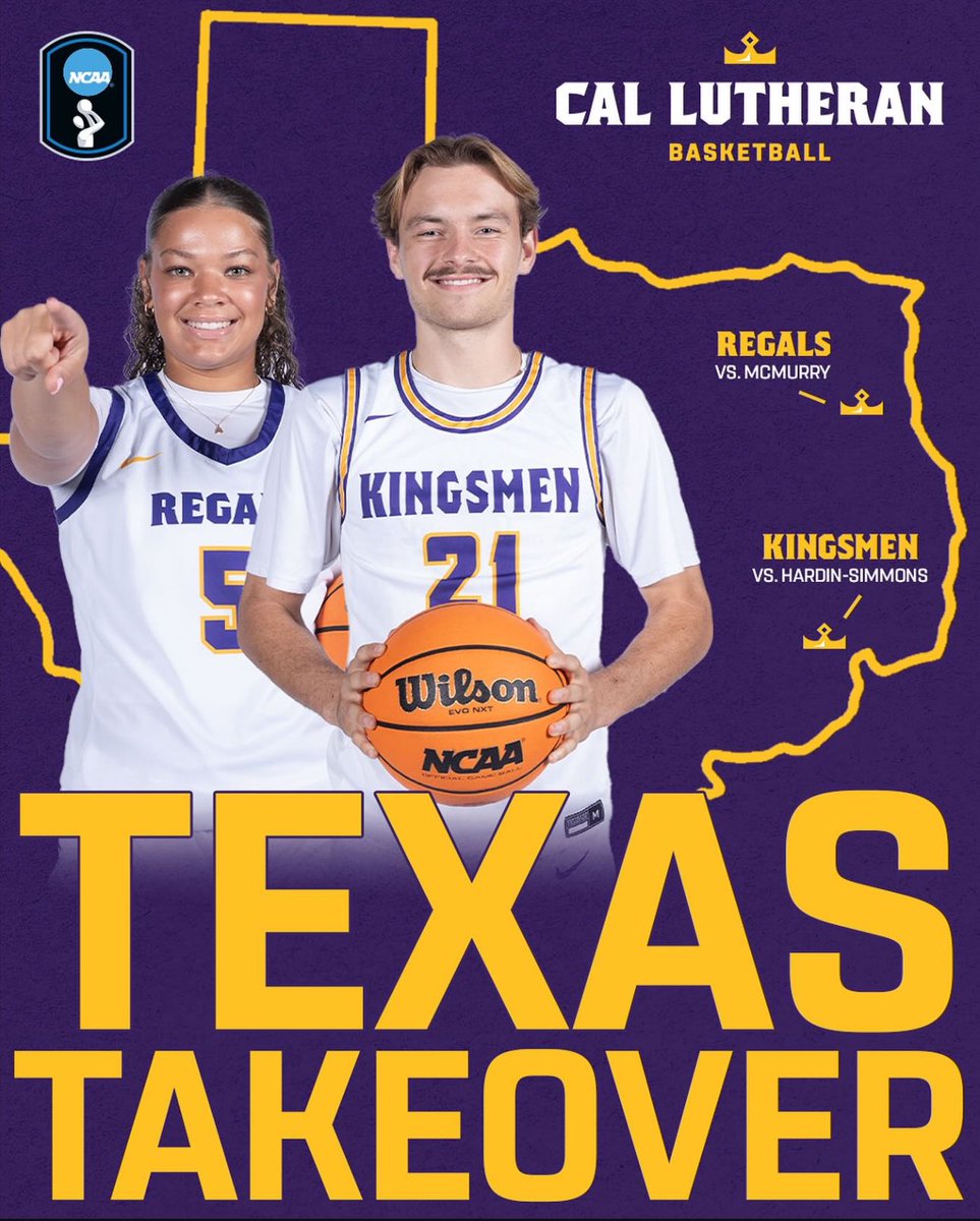 For the first time in CLU history, the Kingsmen and Regals have earned bids to the NCAA Basketball Championship Tournaments in the same year!

Only 15 D3 schools are represented in both the men's and women's brackets this season, and Cal Lutheran is one of them!