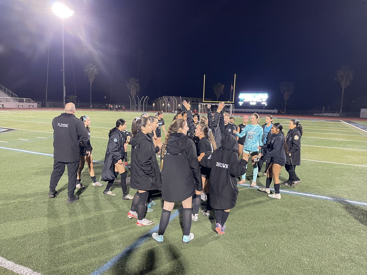 The Sharks win a close one 1-0. Now they will play the winner of Liberty and Oaks Christian on Thursday evening. Great Job Sharks! 🦈✌️