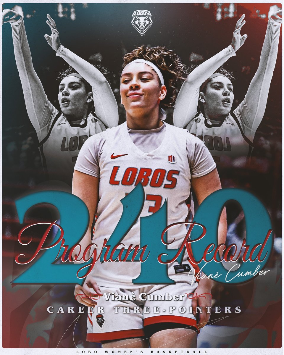 Ladies and gentlemen: there's a new leader in 3-pointers!

#GoLobos