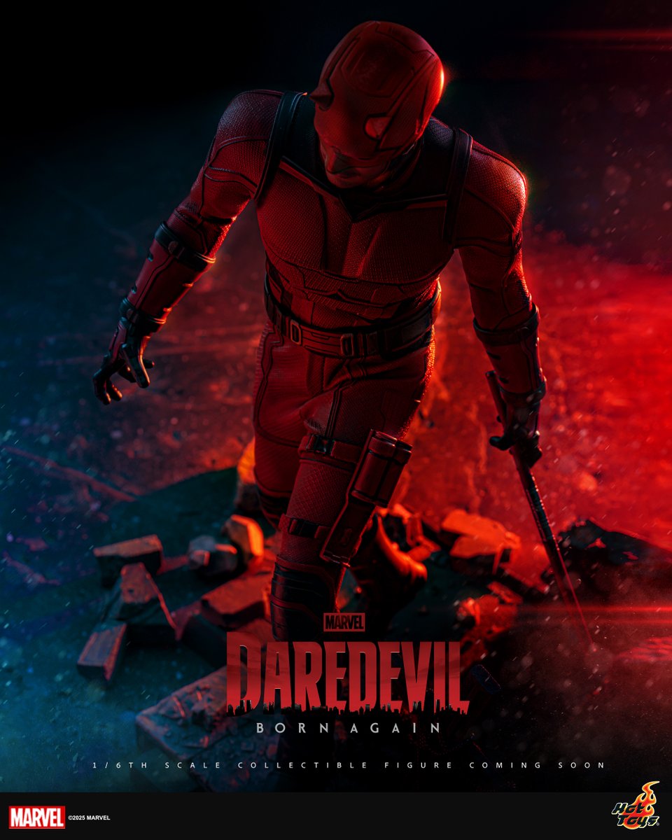He is about to paint your Marvel display red. Be on the lookout.

#Daredevil #DaredevilBornAgain #HotToysCollectibles