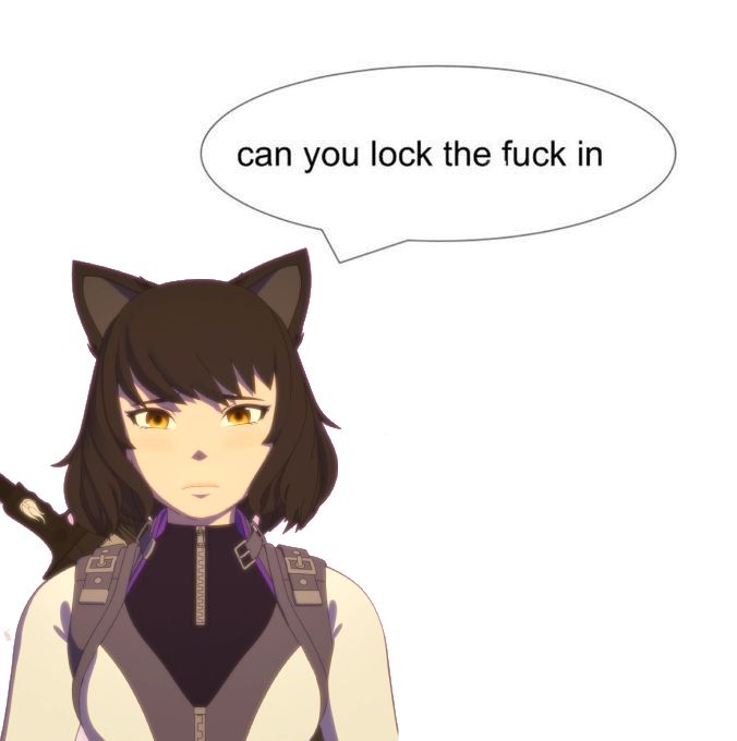 fromshadow_s's tweet image. she's tired of waiting
#rwby #blakebelladonna