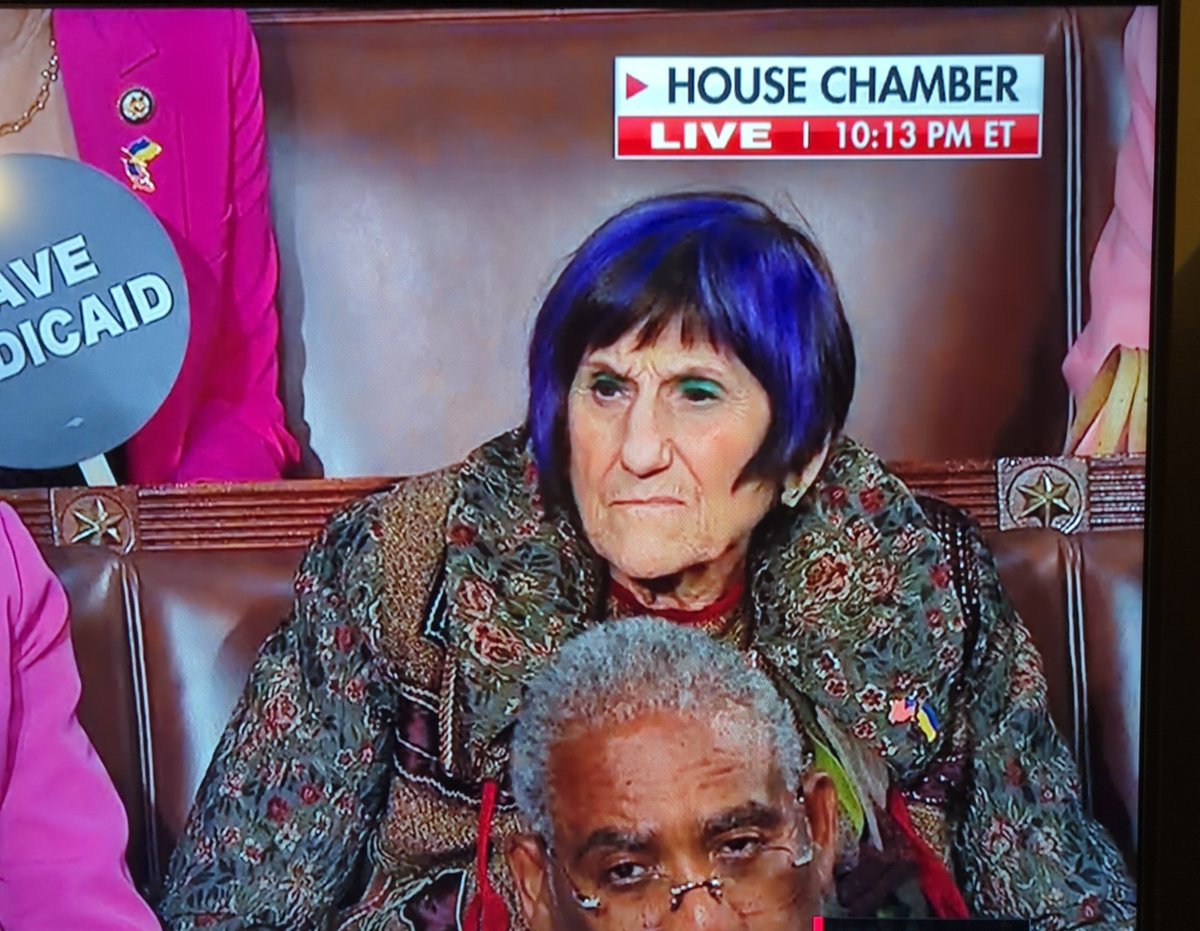 Is this one of the #Muppets? Boy, she didn't age well. Jim Henson would not be happy. #JointAddress