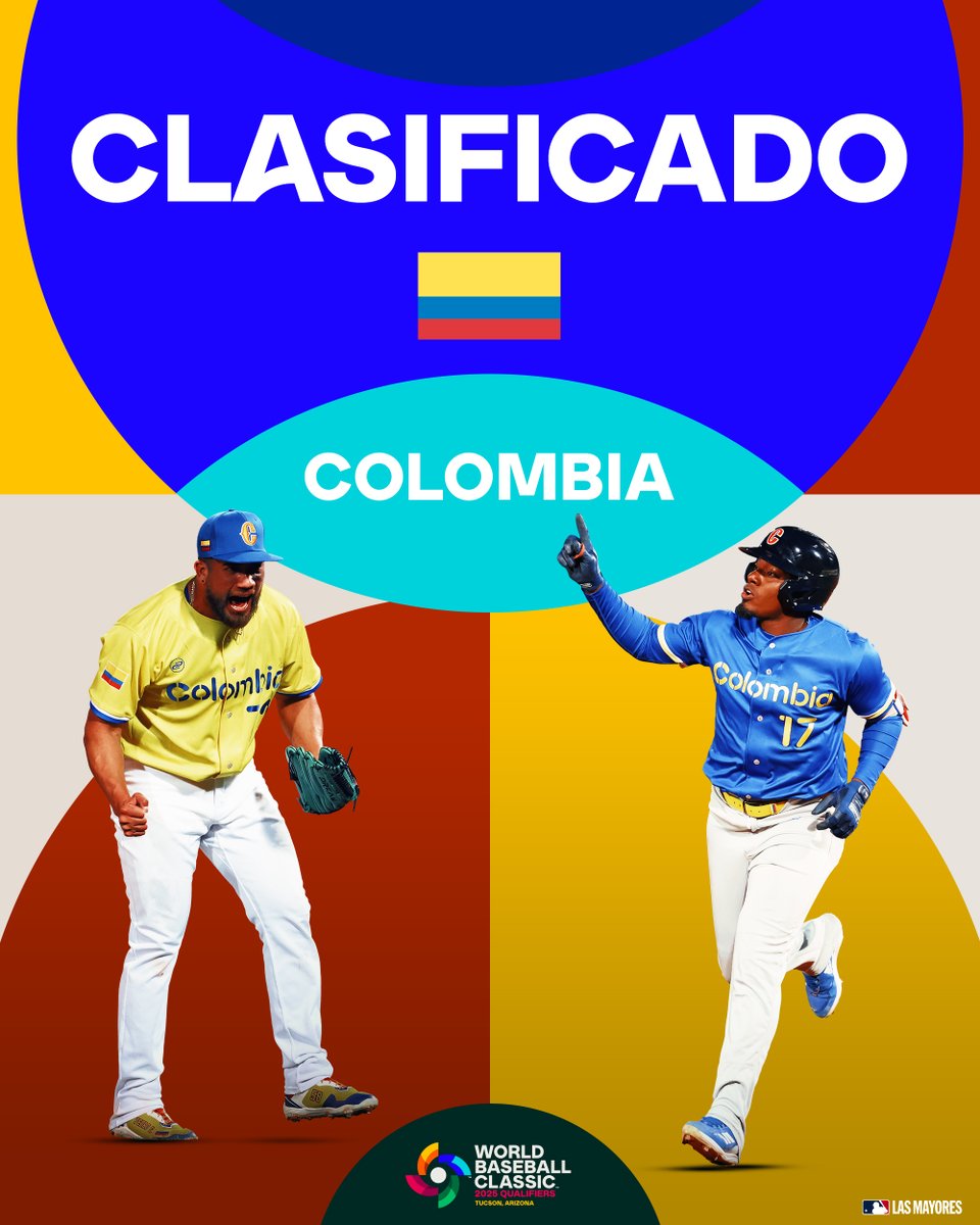 ¡Colombia rumbo al World Baseball Classic 2026! 🇨🇴 El conjunto colombiano derrotó a Alemania por la vía del nócaut para cerrar su clasificatorio con marca invicta. ⚾✈️