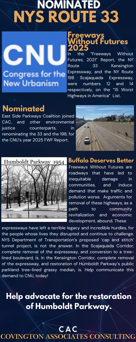 ESCollaborative's tweet image. Just checking in.

#RemoveKensingtonExpressway
#RestoreHumboldtParkway
#ReconnectMLKandDelawareParks
#RevitalizeEastSideBuffaloNYUSA
#RIPDarrylBoydTB5
#Justice4TheBuffalo5