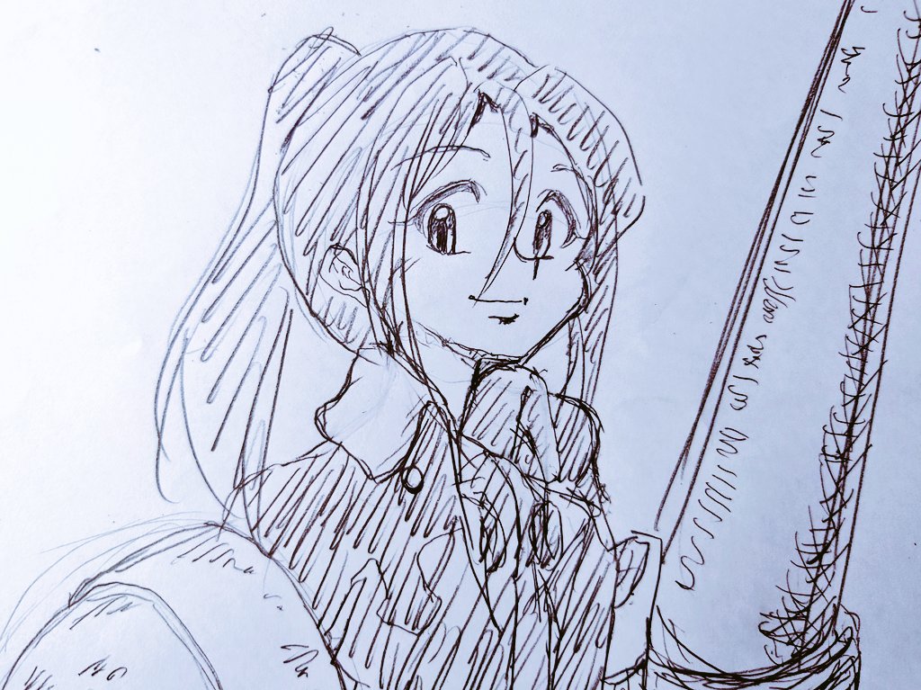 今日のお昼のお絵描き
ランラン♪
ランス!

#モンハンワイルズ 