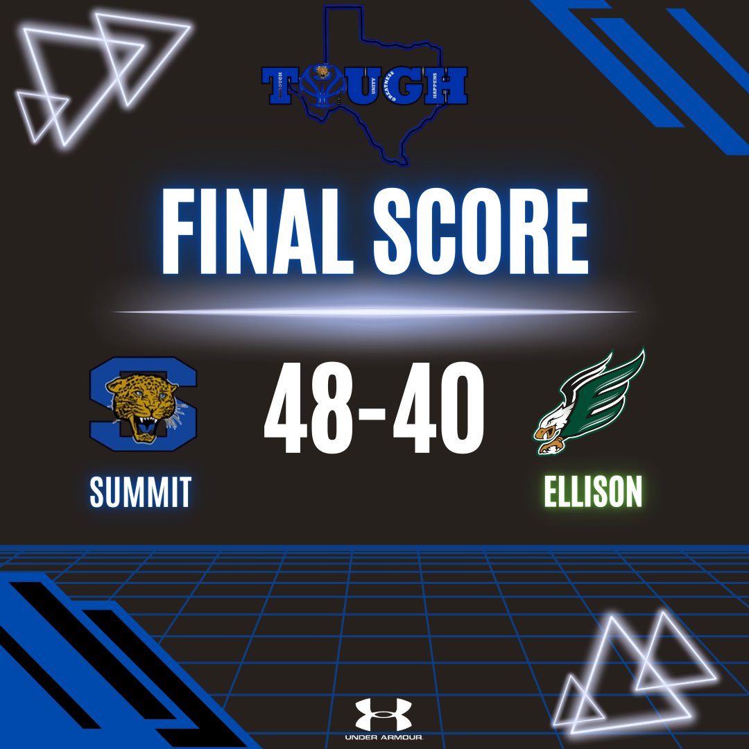 🚨 5A  DIV. II STATE SEMI- FINAL🚨 

#6 Summit 48 🆚 #3 Killeen Ellison 40

🏆 CHAMPIONSHIP BOUND 🏆 

 📢 For the first time in program history the Jags are playing for STATE!

<a href="/Tabchoops/">𝙏𝘼𝘽𝘾🏀📋</a> <a href="/MISDathletics/">MISD Athletics Dept.</a> <a href="/MISDSummitJags/">Summit High School</a> <a href="/hoopinsider/">Hoopinsider</a> <a href="/ihss_dfw/">DFW Inside High School Sports</a> <a href="/dfwvarsity/">dfw varsity</a> <a href="/SportsDayHS/">SportsDayHS</a>