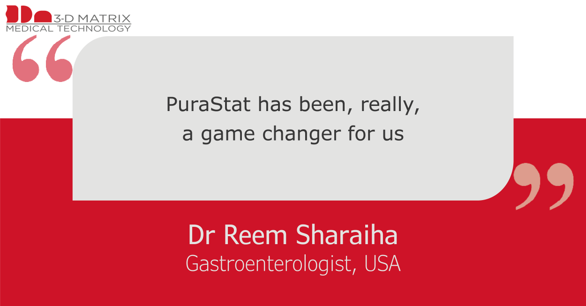 Dr Sharaiha describes PuraStat as a "game changer", helping to improve efficiency. When a product makes procedures smoother, doctors and patients both benefit! 🤝
Learn more: hubs.li/Q038lXLx0
Quote source: hubs.li/Q038lSmC0
#3dmatrix #endoscopy #GI #RADA16 #peptide